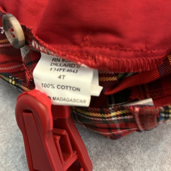 Edgehill Collection Red Plaid Pants. - Picture 5 of 9